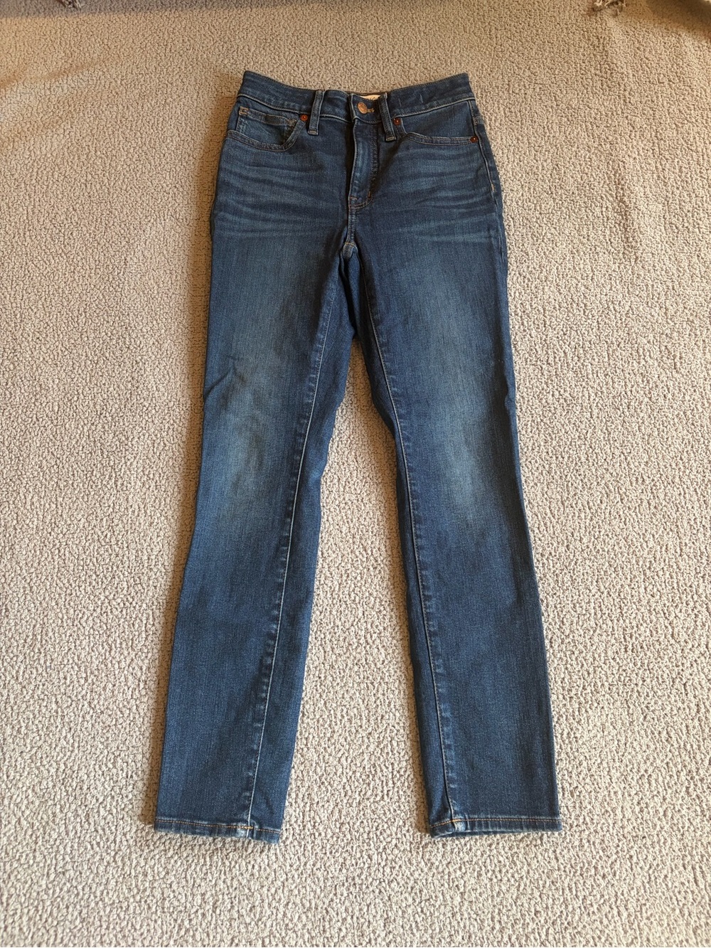 Excellent Madewell Curvy High-Rise Skinny Jeans (Indigo)